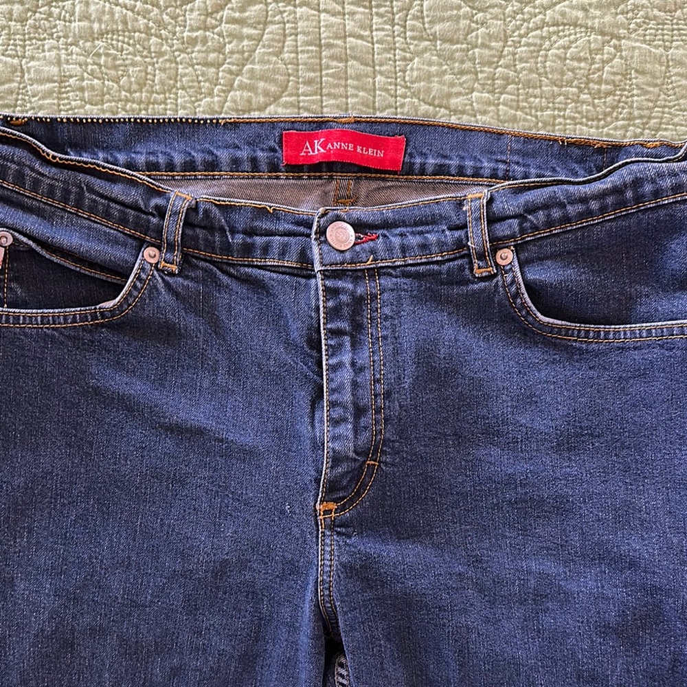 Anne Klein Size 14 Women's Blue Jeans